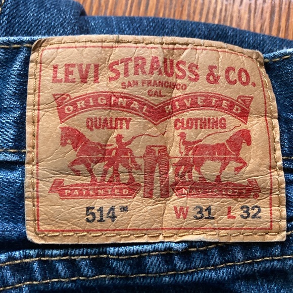 LEVIS 514 31x32 blue jeans - Picture 4 of 5